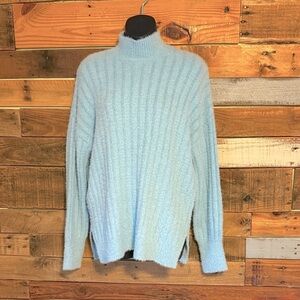 NWT Jessica Simpson Fuzzy Blue Sweater